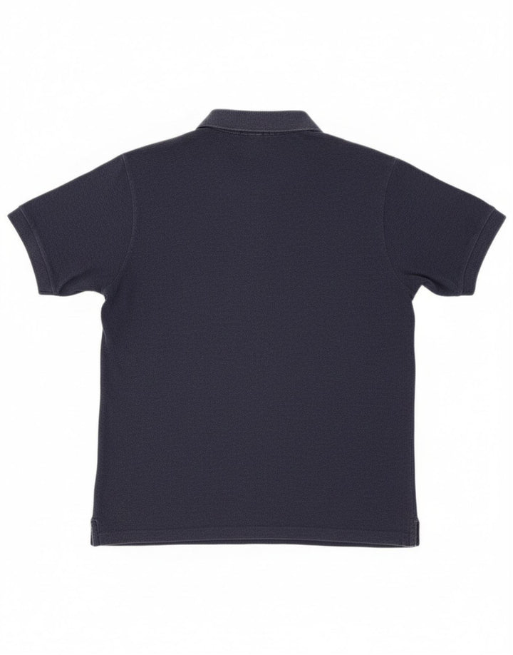 Lacoste herre poloshirt størrelse 4 Medium marineblå bomuld