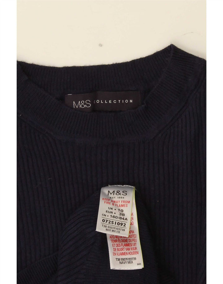 Marks & Spencer Dame sweater med rund hals DK 8 Small Navy Blue