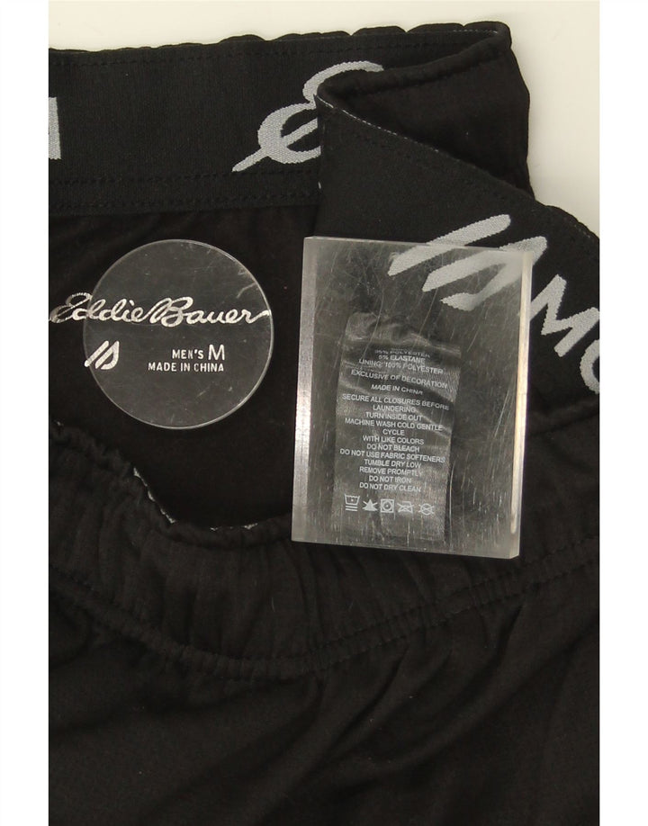 EDDIE BAUER Mens Tracksuit Trousers Joggers Medium  Black Polyester Vintage Eddie Bauer and Second-Hand Eddie Bauer from Messina Hembry 