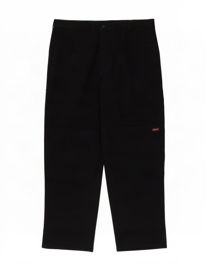Dickies Straight Chino-bukser til mænd W42 L32 Sort polyester