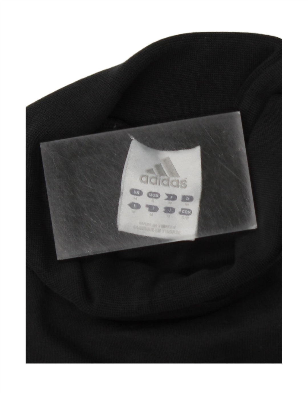 ADIDAS Mens Top Long Sleeve Medium Black Cotton