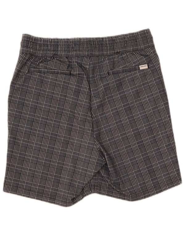 Jack & Jones Chino Shorts til mænd Small W29 Grå ternet polyester
