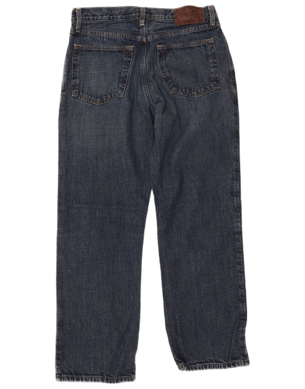 EDDIE BAUER Straight Jeans til mænd W32 L30 Blå Bomuld