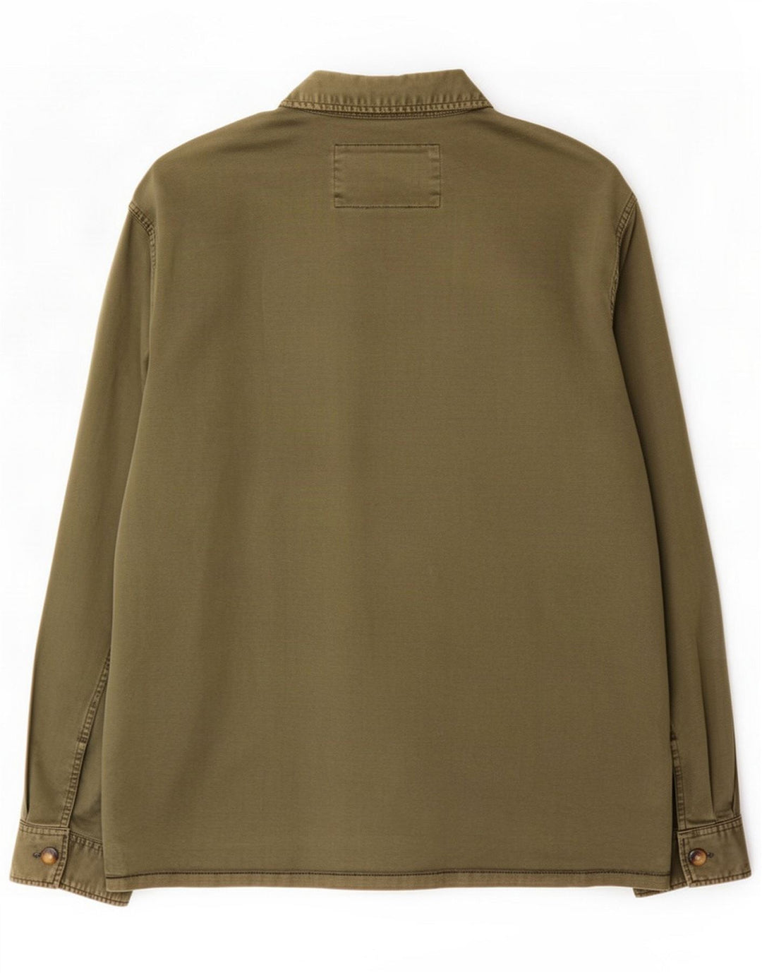 Zara Herre Overshirt Skjorte XL Khaki Bomuld