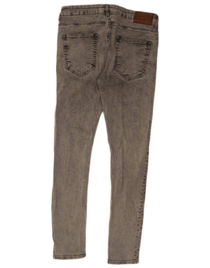 Zara Herre Slim Jeans EU 44 Large W34 L30 Grå