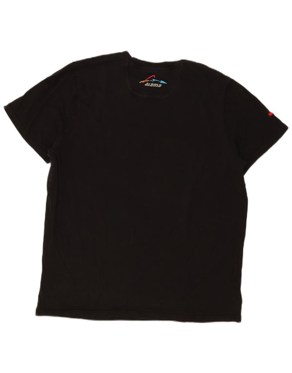 Puma Herre Grafisk T-Shirt Top 2XL Sort