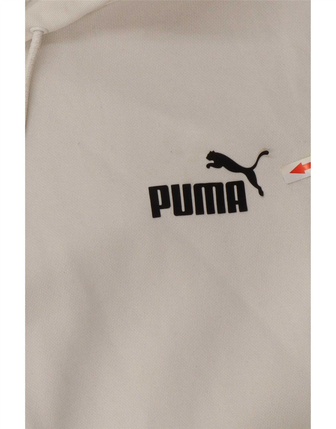 Puma Herre grafisk hættetrøje Jumper Medium White Colourblock Bomuld