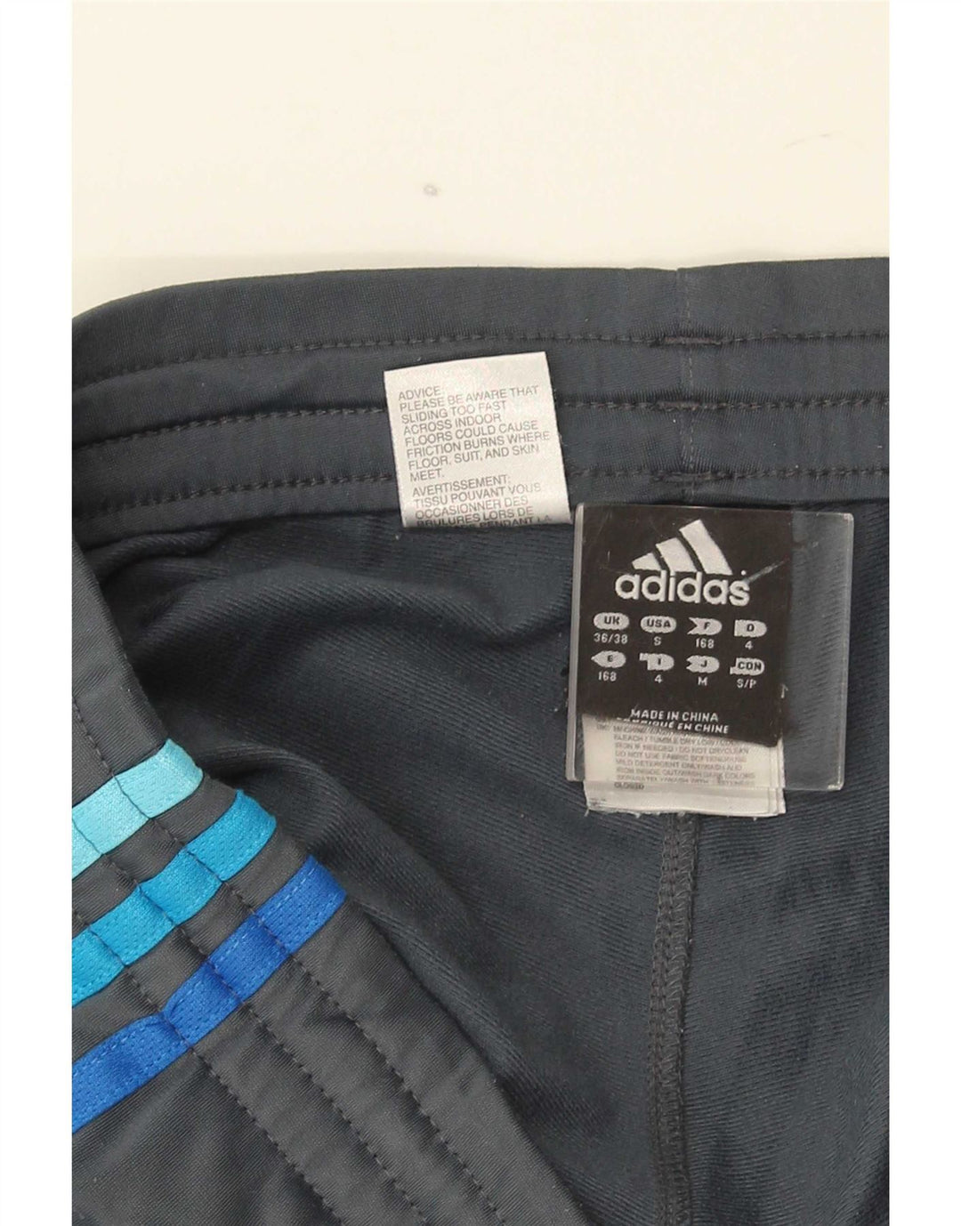 Adidas Træningsdragtsbukser til mænd UK 36/38 Small Grey Polyester