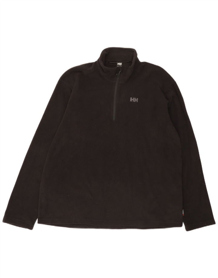 Helly Hansen Herre Fleece Jumper med lynlås 3XL Sort Polyester