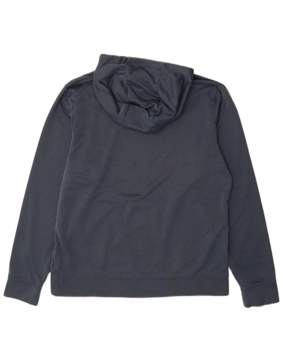 The North Face Herre Grafisk Hoodie Jumper Large Navy Blue Polyester