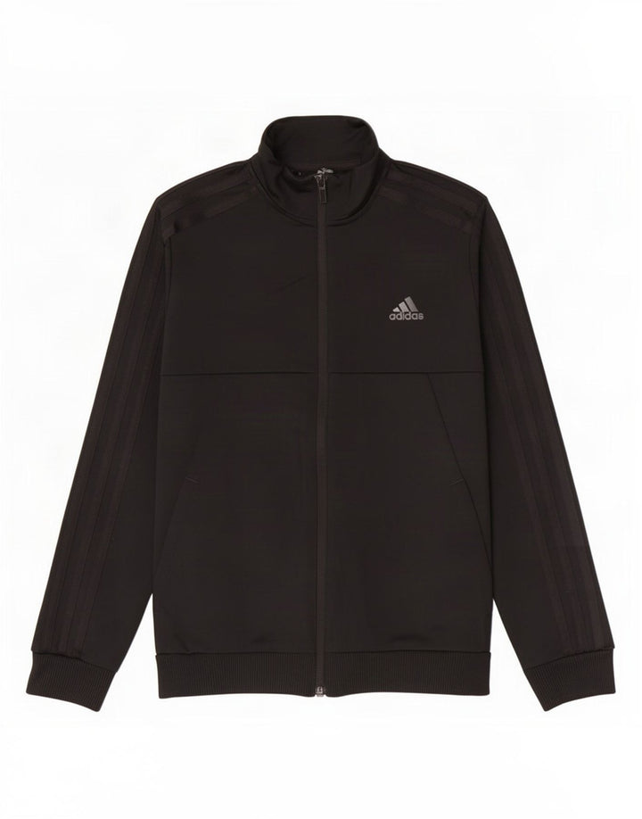 Adidas drenge Climalite træningsdragt topjakke 9-10 år sort polyester