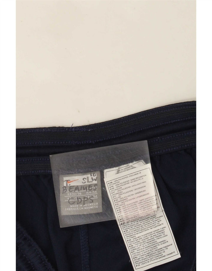 Nike Sportshorts til mænd store marineblå stribet polyester