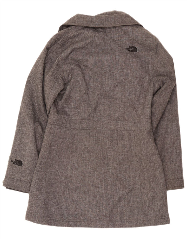 The North Face Dame Dobbeltradet Frakke UK 10 Lille Grå Polyester