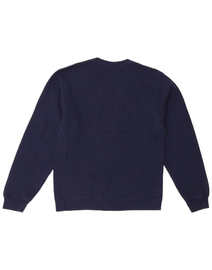 RUSSELL ATHLETIC Herre sweatshirt jumper lille marineblå bomuld