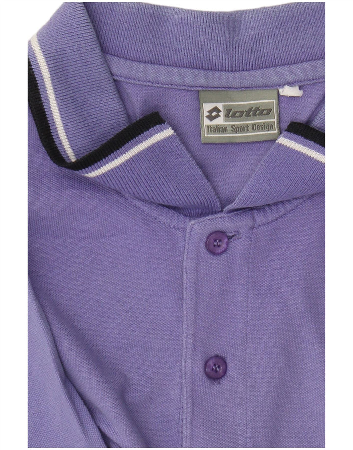 Lotto Herre Polo Shirt Stor Lilla