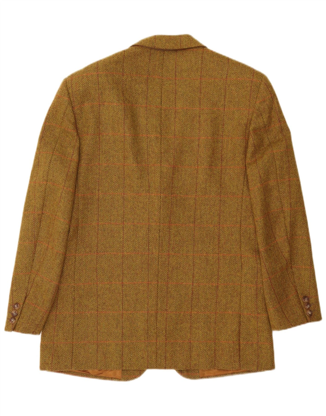 Henry Cottons Herre 2 Button Blazer Jacket IT 48 Medium Khaki Sildeben