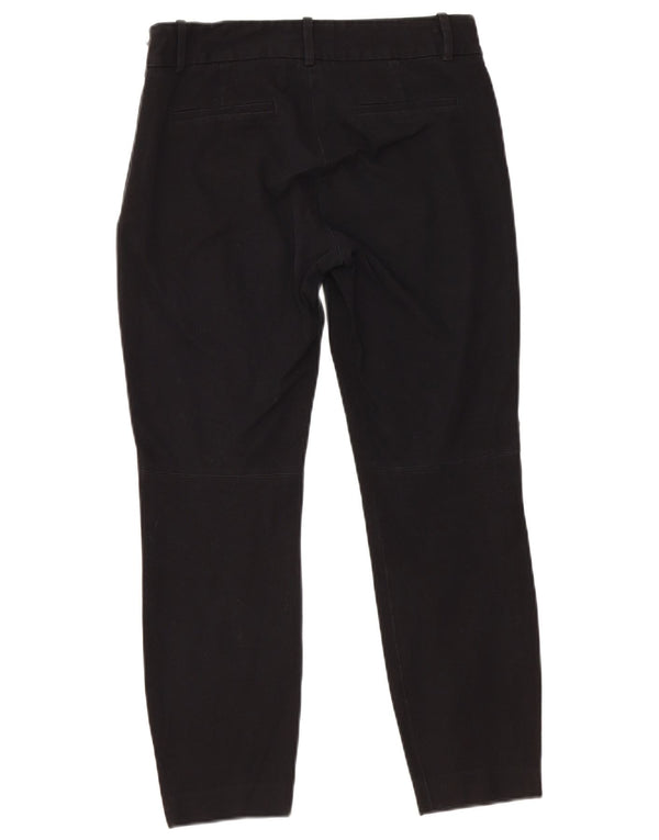 J. CREW Dame Minnie Skinny Cropped Trousers US 2 XS W28 L24 Black Bomuld