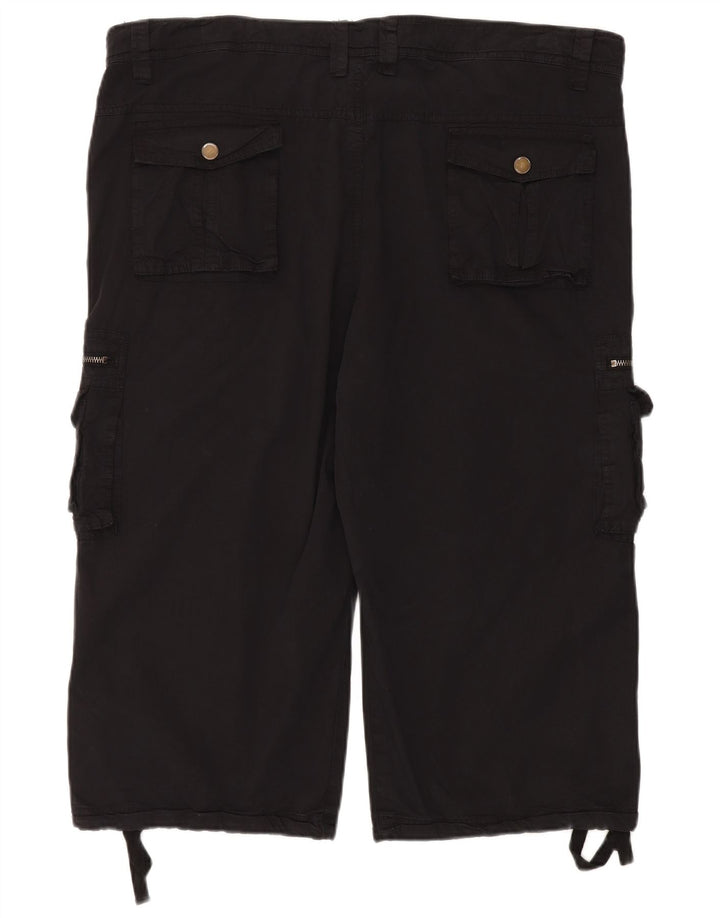 Forex Herre Cargo Shorts W40 XL Sort Bomuld