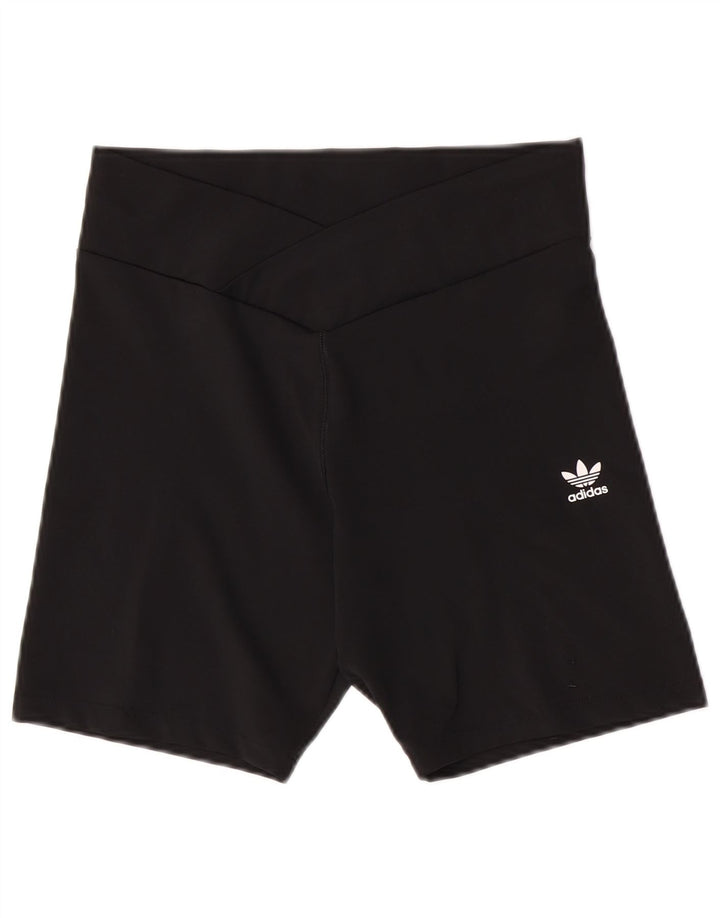 Adidas sportsshorts til kvinder UK 16/18 Large Black Polyester