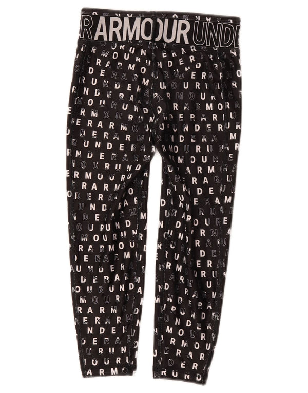 Under Armour Girls Grafiske Leggings 7-8 år Lille sort polyester