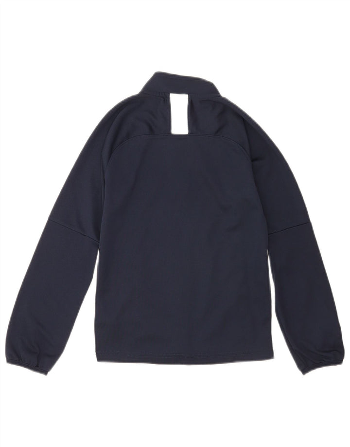 Nike drenge Dri Fit træningsdragt topjakke 8-9 år Lille marineblå polyester