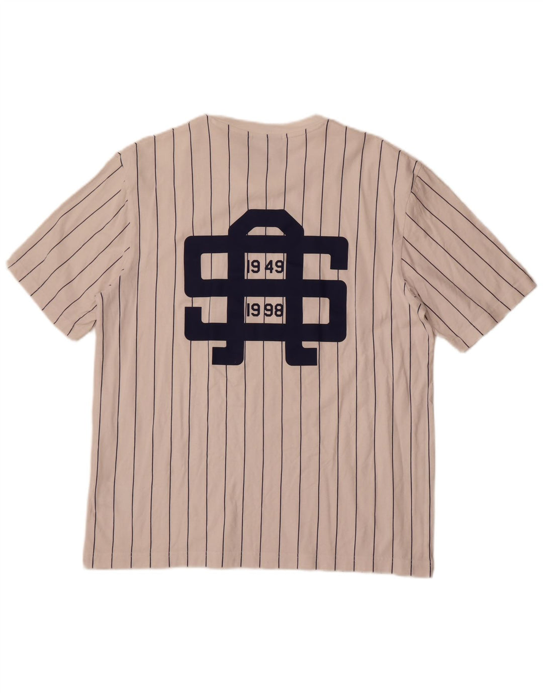 Adidas Herre grafisk T-shirt top mellem hvid stribet bomuld
