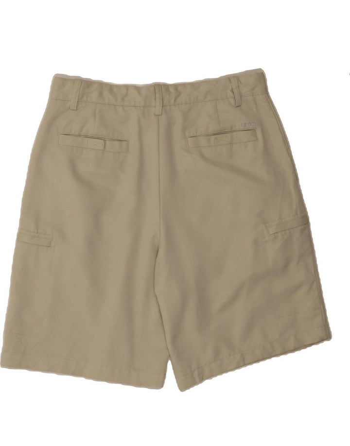 IZOD Mens Cargo Shorts W34 Large Beige Polyester Vintage Izod and Second-Hand Izod from Messina Hembry 