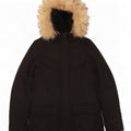 Woolrich Polstret hættejakke til kvinder UK 10 Small Black