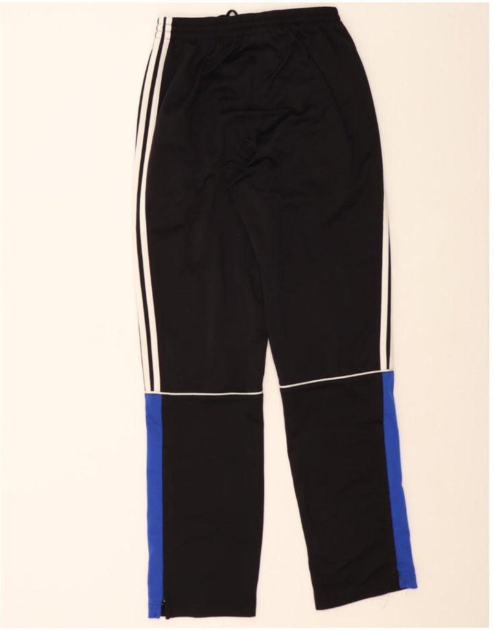 ADIDAS Mens Tracksuit Trousers UK 36/38 Small  Black Colourblock Polyester Vintage Adidas and Second-Hand Adidas from Messina Hembry 