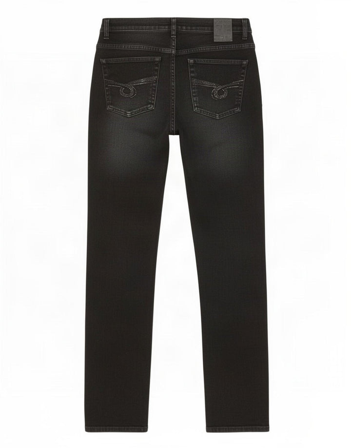 Trussardi Slim Jeans til kvinder W30 L29 Sort