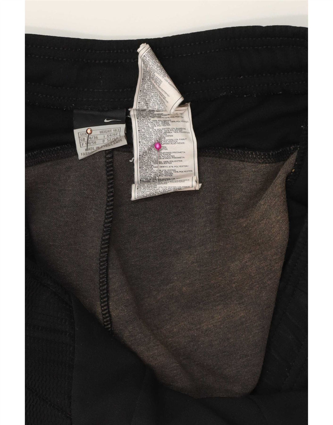 Nike sportsshorts til mænd, store sorte polyester