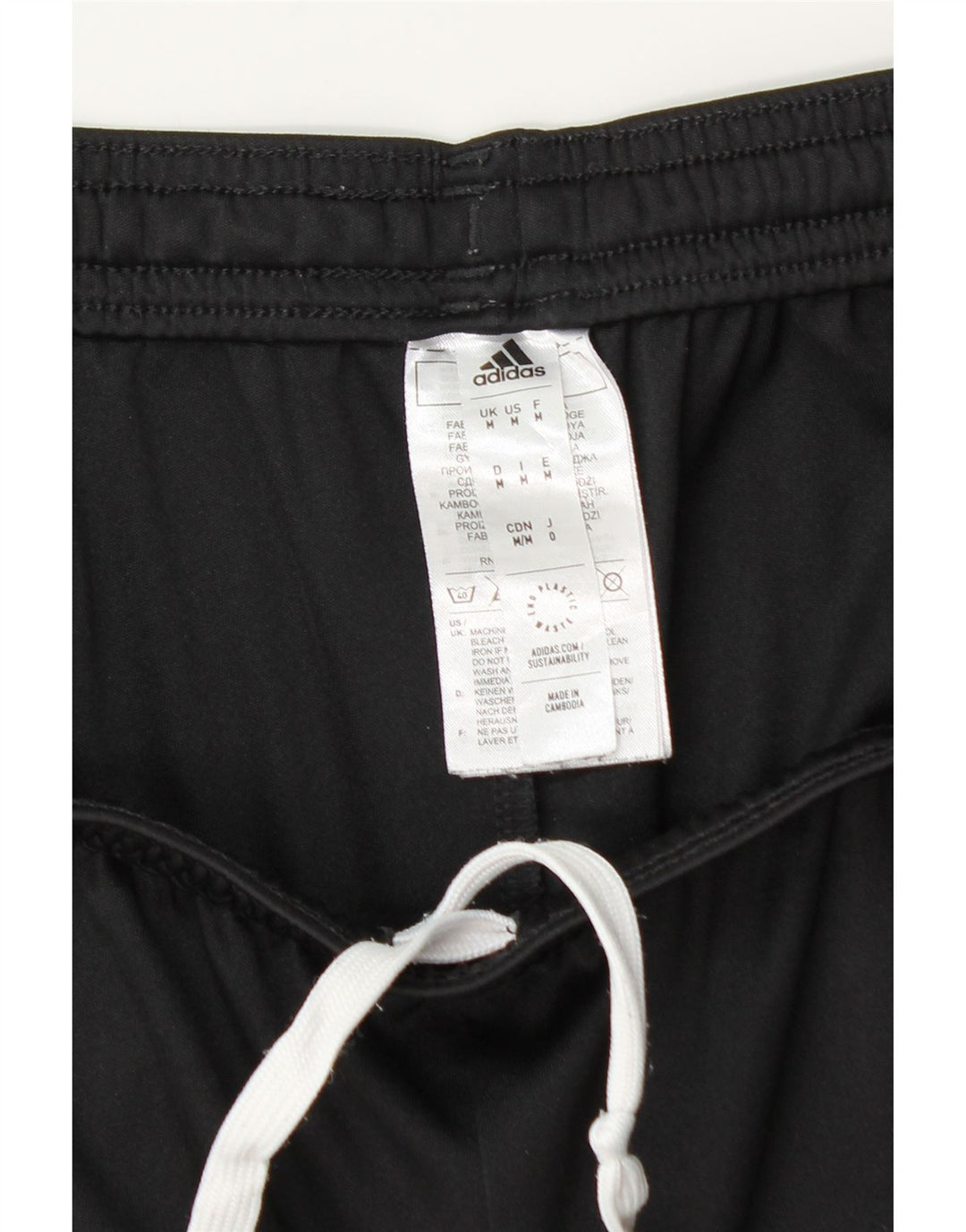 ADIDAS Sportshorts til mænd, medium sort polyester