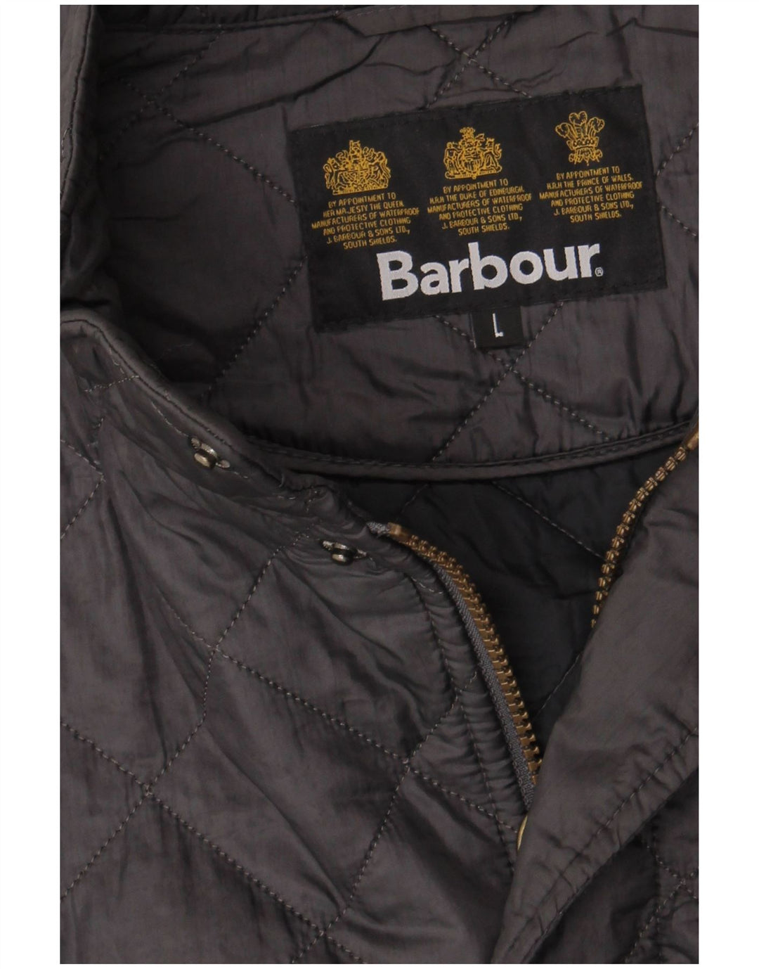 Barbour Herre quiltet jakke UK 40 Large Grå