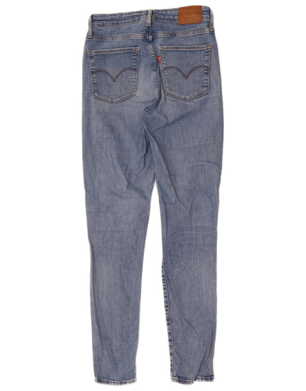 Levi's Dame 721 Skinny Jeans med høj talje W27 L30 blå bomuld