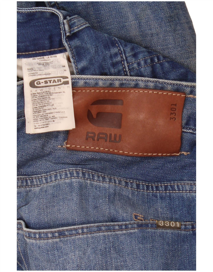 G-Star Herre Slim Jeans W38 L32 Blå Bomuld