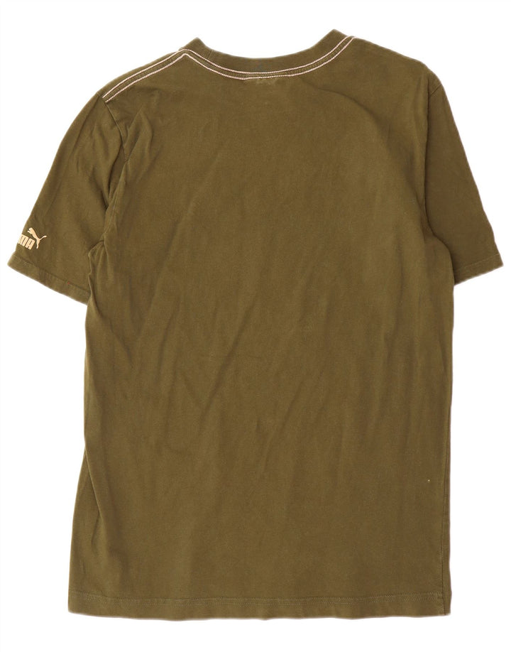 Puma Herre grafisk T-shirt Top Medium Khaki