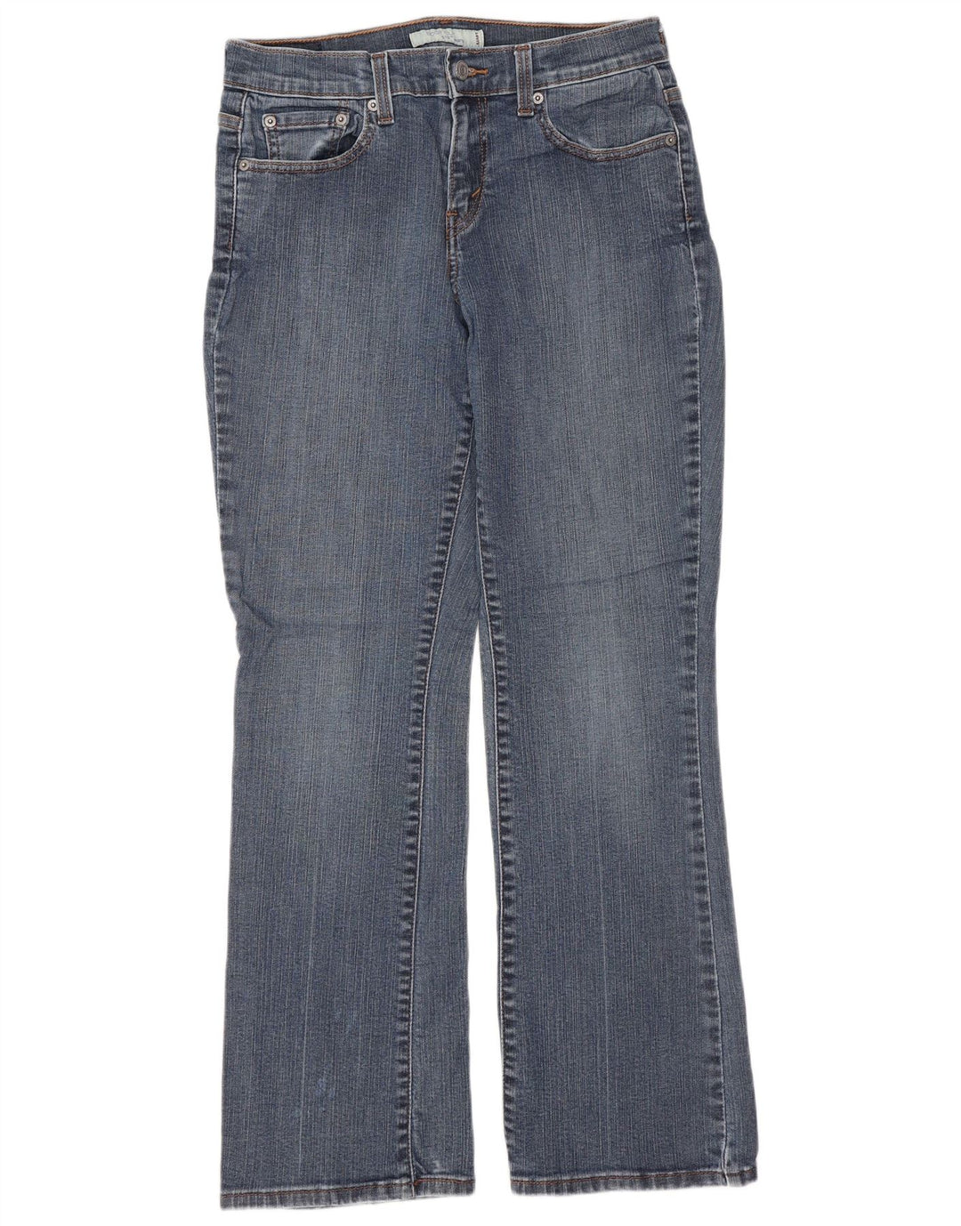 LEVI'S Dame 515 Bootcut Jeans US 6 Medium W28 L29 Blå Bomuld