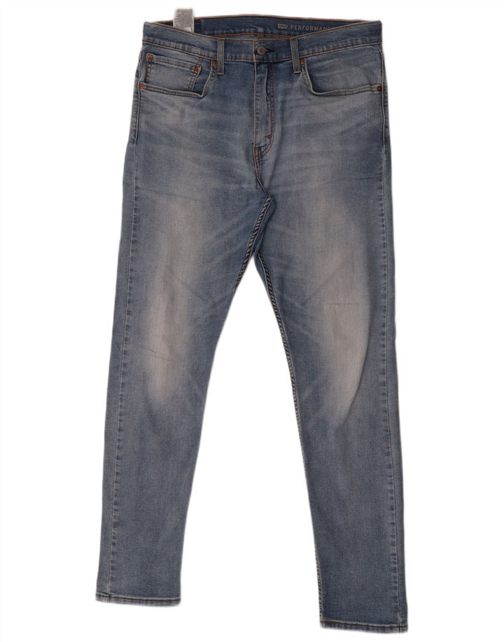 Levi's Herre 512 Slim Tapered Jeans W34 L34 Blå Bomuld