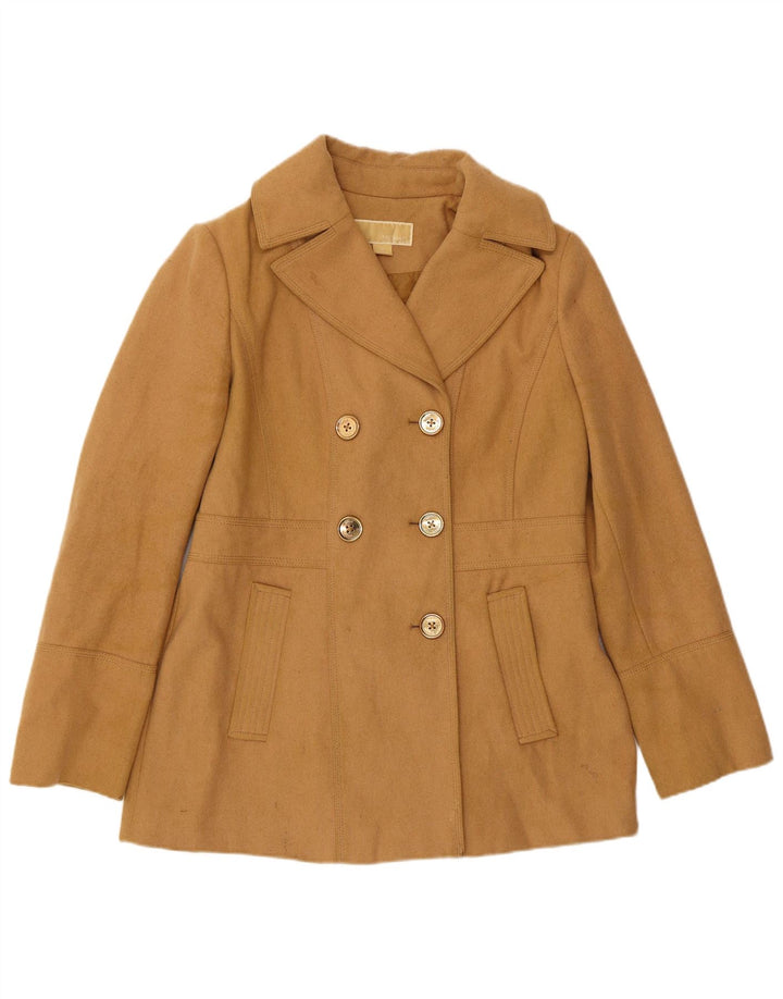Michael Kors Womens Pea Coat US 10 Large Beige Uld