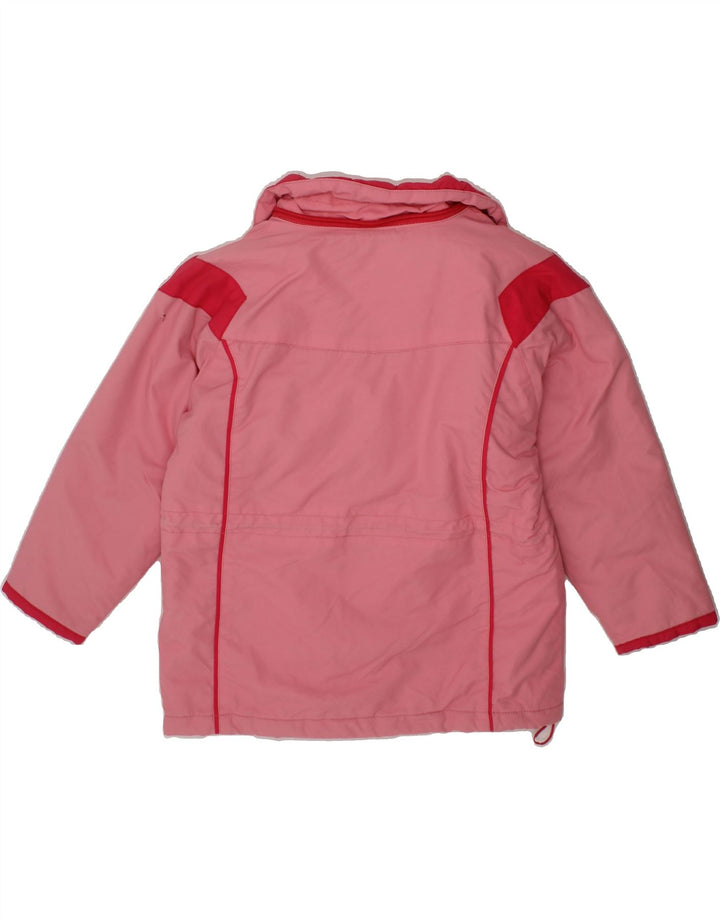 BRUGI Girls Windbreaker Jacket 3-4 Years Pink Colourblock Polyamide Vintage Brugi and Second-Hand Brugi from Messina Hembry 