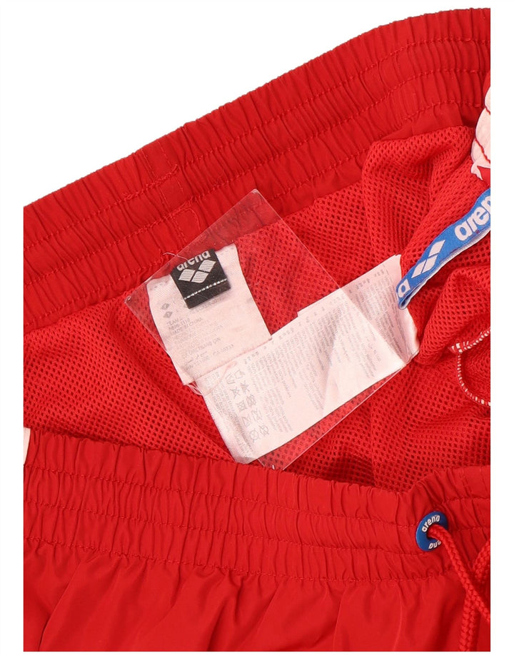 Arena Grafiske badeshorts til mænd Store Røde Colourblock Polyester
