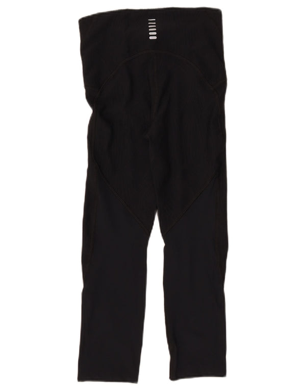 Under Armour Womens Heat Gear Capri Leggings UK 4 XS Sort Polyester