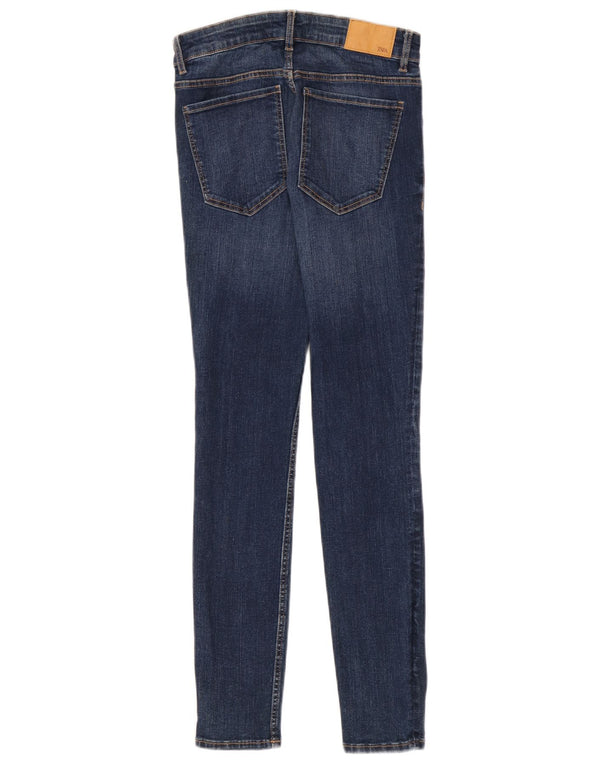Zara Dame Skinny Jeans EU 36 XS W26 L28 Blå