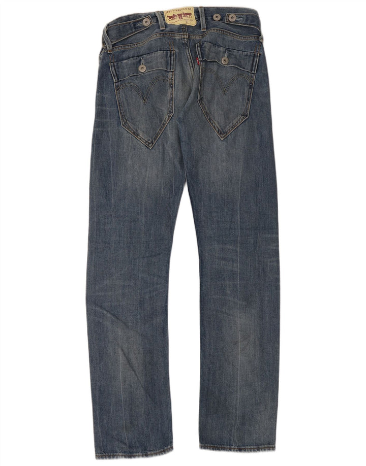 Levi's Herre 504 Straight Jeans W32 L34 Blå Bomuld