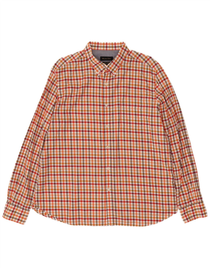 Massimo Dutti herreskjorte 2XL gul ternet
