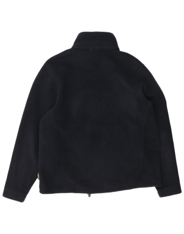 Jack Wolfskin Herre Liner Fleece Jacket UK 40 Large Navy Blue Polyester