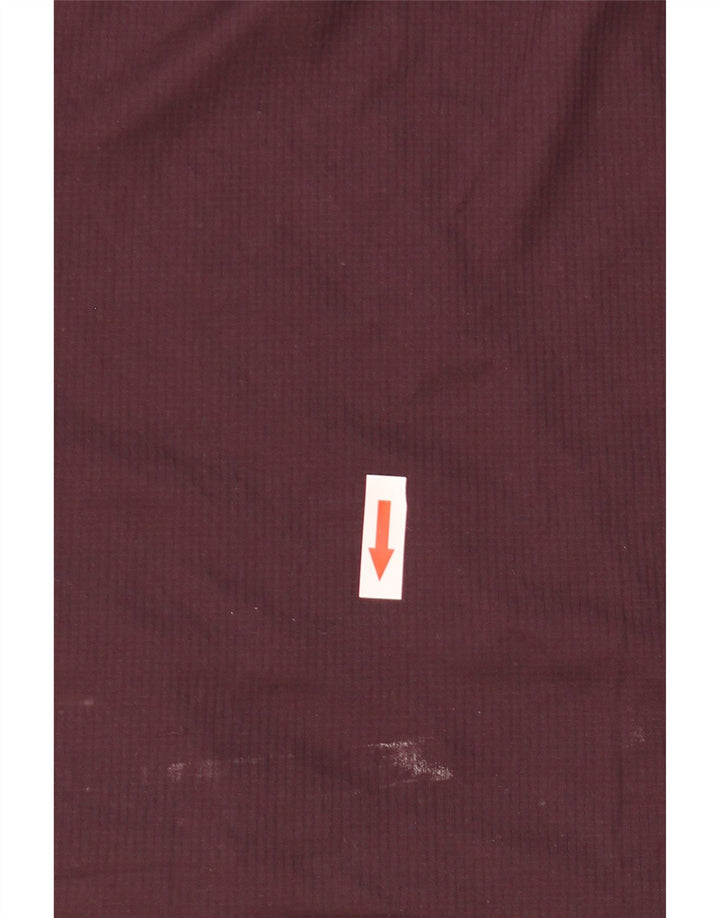Mountain Warehouse Herre T-Shirt Top XL Maroon Polyester