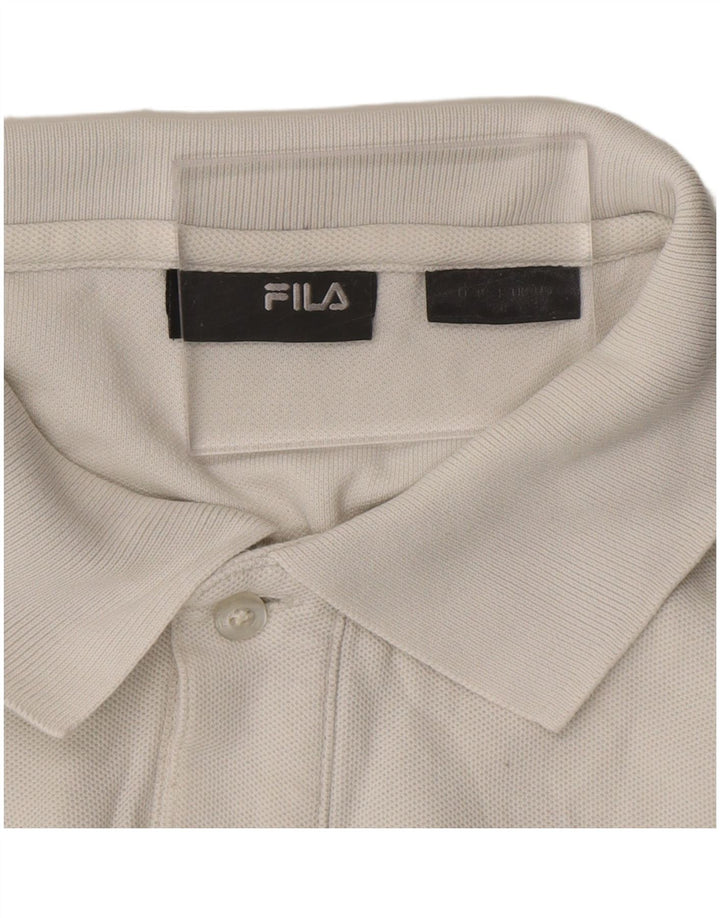FILA Poloshirt til mænd Medium Hvid