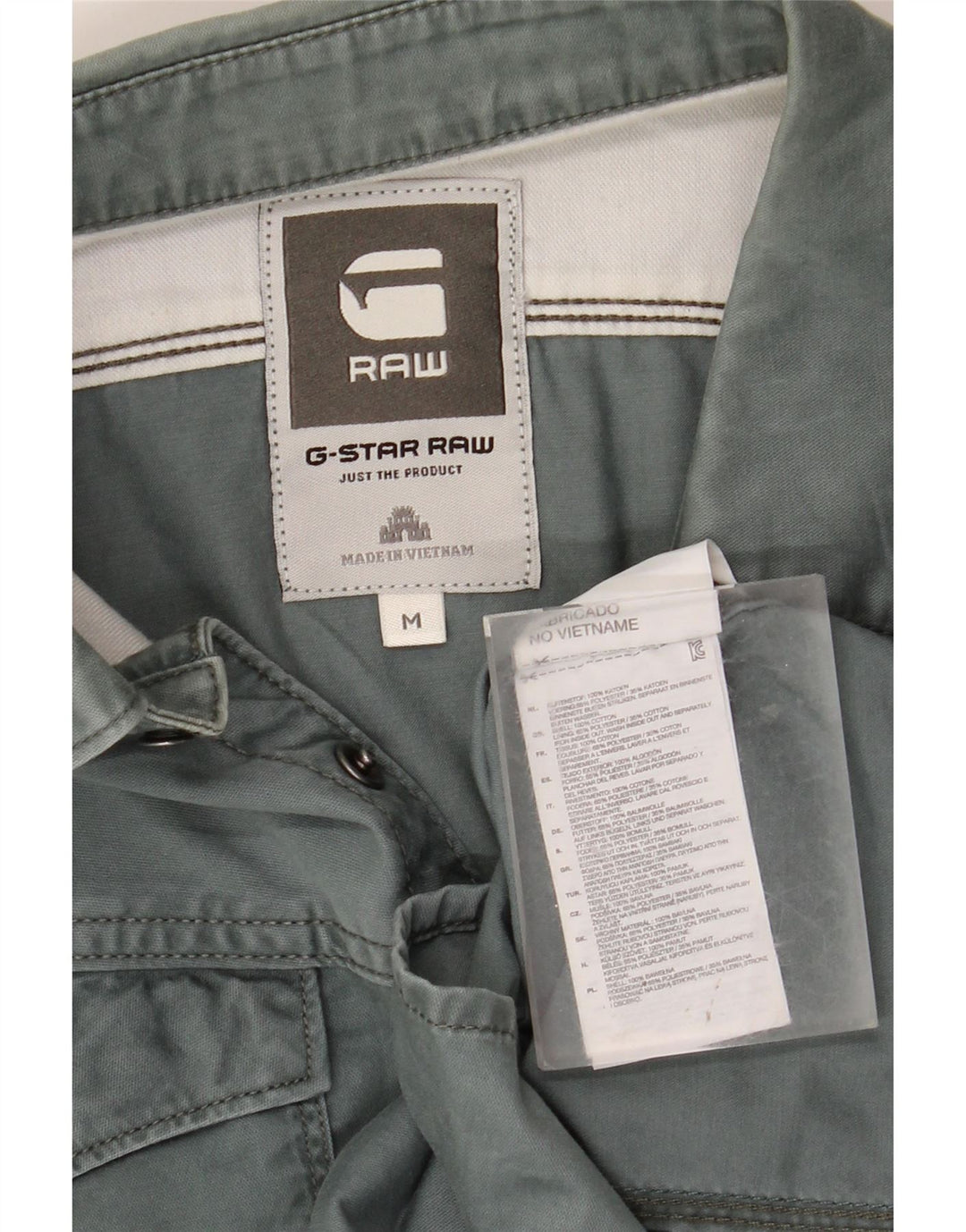 G-STAR Herreskjorte Medium Blå Bomuld