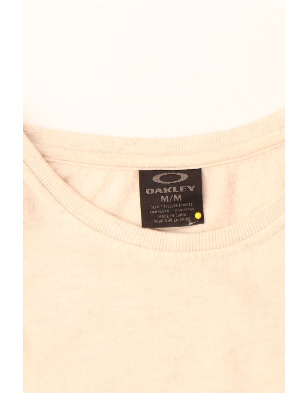 Oakley Herre Sweatshirt Jumper Medium Off White Flecked